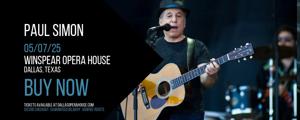 Paul Simon at Winspear Opera House